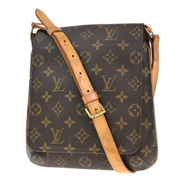 LOUIS VUITTON LV Musette Salsa Short Shoulder Bag Monogram Brown - Picture 1 of 16